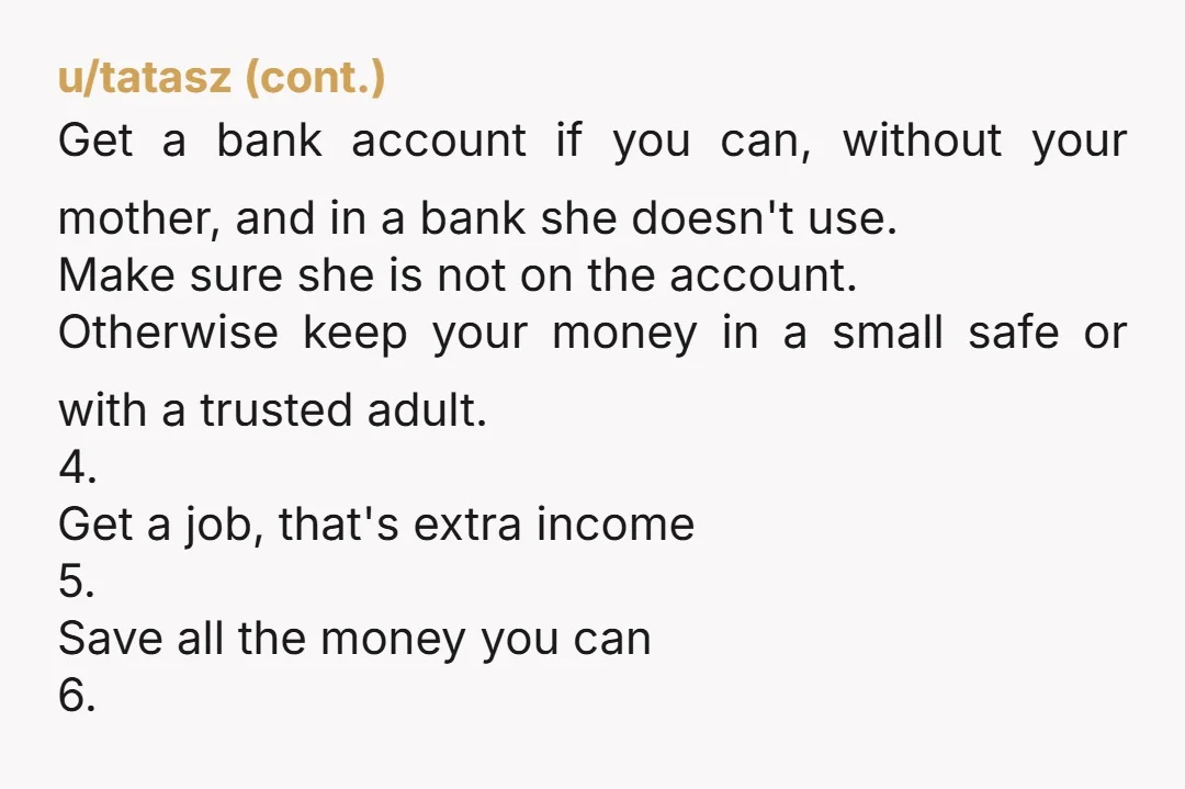 u/Due_Row537 So basically your own mum is trying to buy your step sister love by pushing you away and creating distance between you. What she also isn’t realising is that...