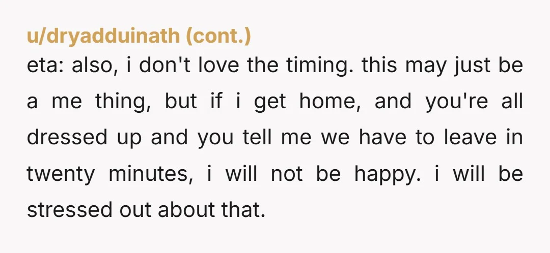 u/Cute-as-buttons
Why would you be an AH in this scenario?
You told her what you wanted, and she didn’t listen.
That’s on her.
NTA.