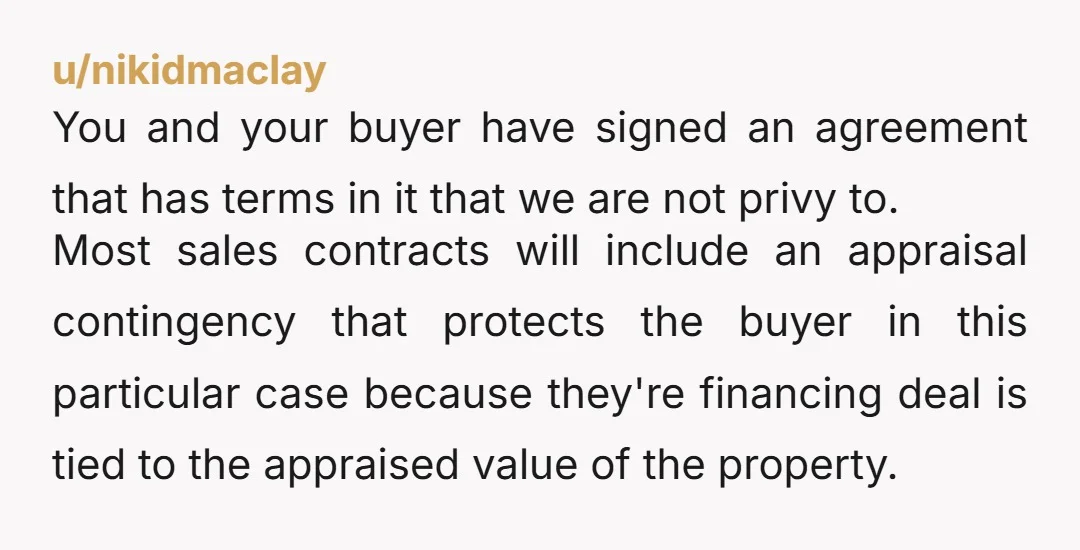 u/SkyRemarkable5982 Your first step to help retain value is to get the appraisal audited. Your agent should know how to do that working with the buyer's agent and lender to...