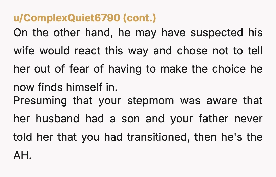 u/Chaoticgood790 NTA but you need to brace yourself for the possibility that he won’t choose you. I hope I’m wrong but I need you to prepare yourself. Bc him saying...