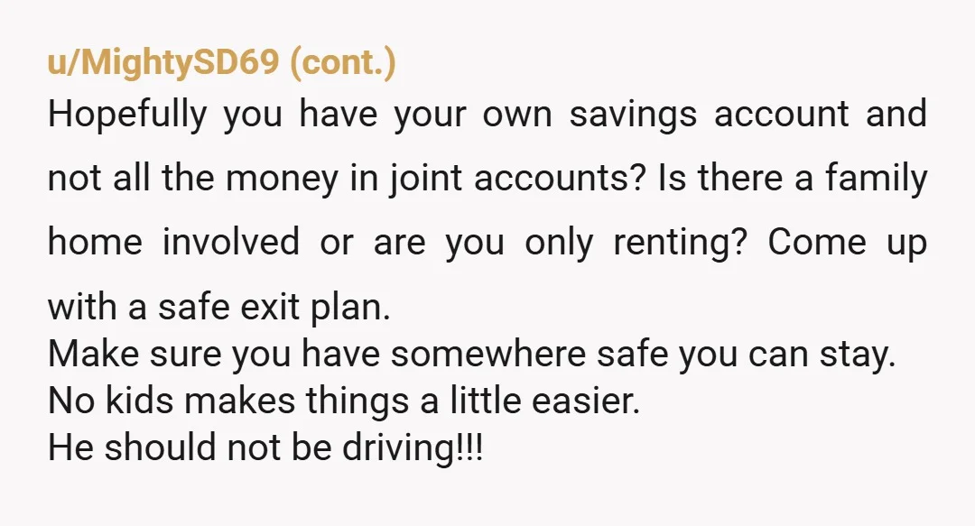 u/Lonely-Somewhere-385 Why are you letting him drive? Regardless of he is even driving you around, it sounds like he shouldnt be driving at all. Does he have a sleep disorder?