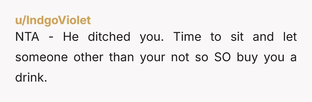 u/meekonesfade NTA. At best, there was some interaction that upset him and his response to it was to purposefully abandon you. At worst, he doesnt like you. Either way, I...