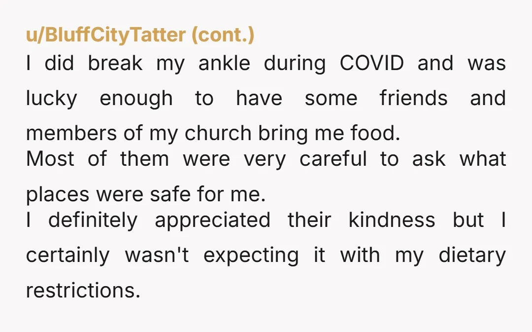 u/catsntaxes This sounds like a great time for the teens to learn how to cook. I'd ignore the meal train link. NTA.