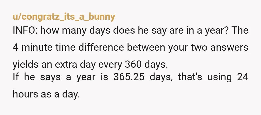 u/MadsMediaYt
ESH, you both definitely understand each other's points and are just being stubborn.
You're both being pedantic.