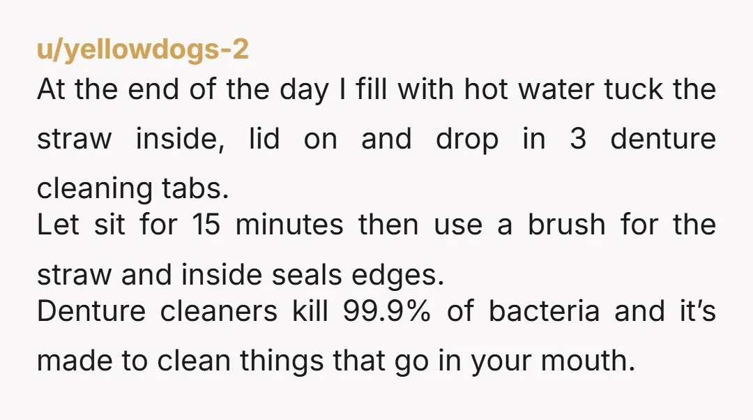 u/love_toaster57
My sister contracted meningitis from drinking from an open water bottle that had been left in her car.
Crazy how dangerous water can be!