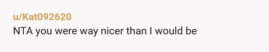 u/0fluffythe0ferocious Nta. Your sister is acting like she's widow who lost her true love and everyone should pity her. I mean, maybe people should pity her because she was that...