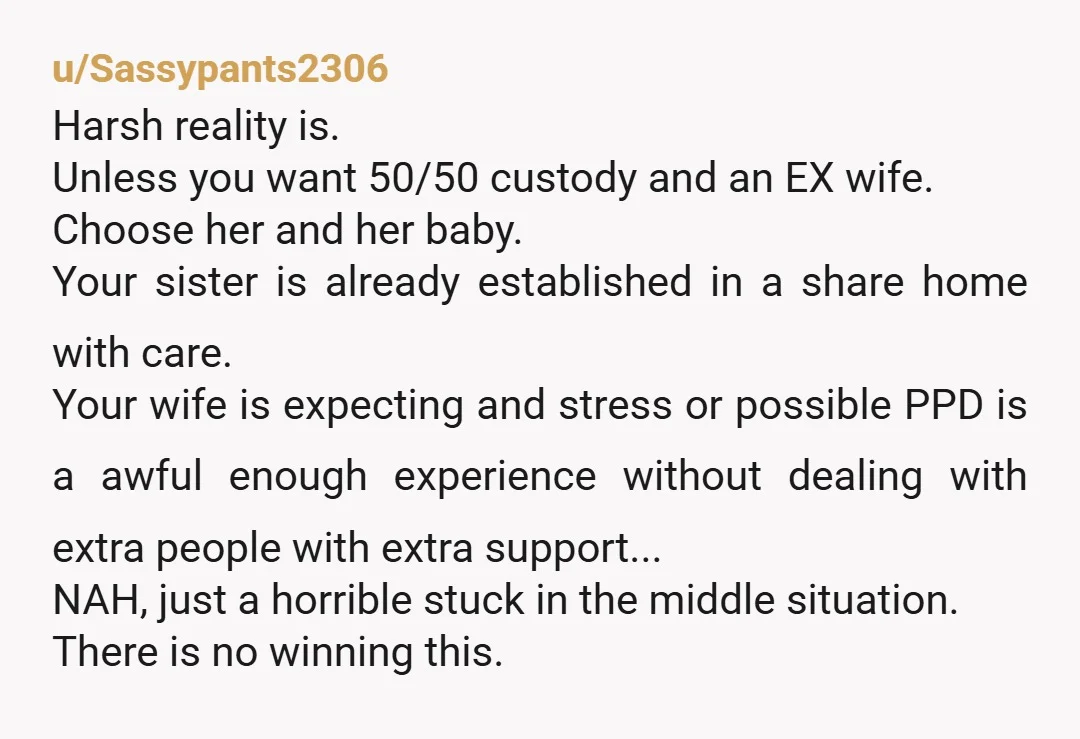 u/New_Factor2568 To begin at the beginning. You don’t know your half sister very well. You say ‘from what they’ve told us she’s fairly independent’. So do you really know what...
