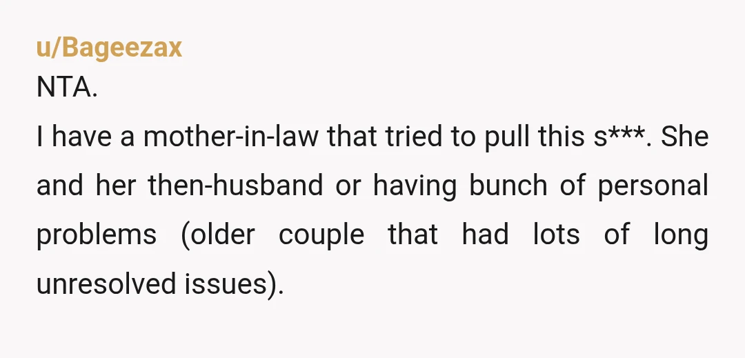 u/xerxerxex I wanna say ESH but it seems your wife does not want to acknowledge the elephant in the room and will continue to let her mother be cruel and...