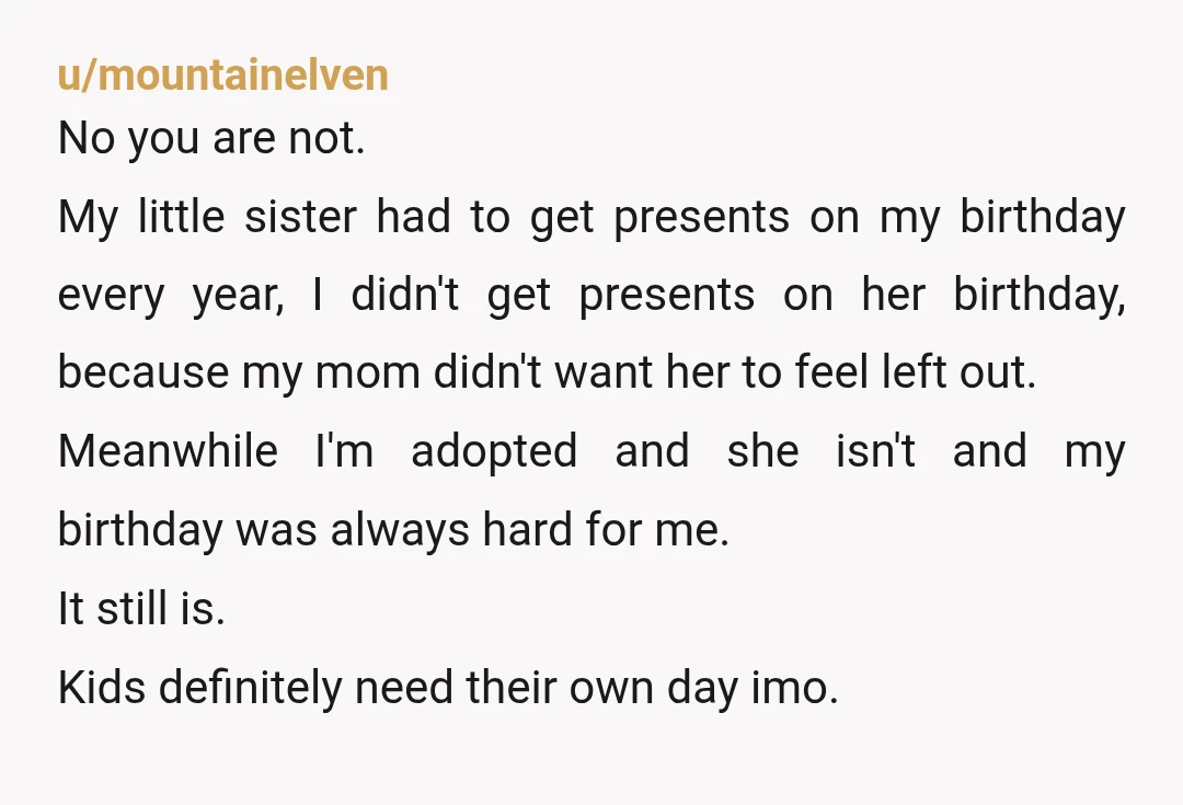 u/Competitive_Sleep_21 A friend who is a child psychologist said one of the most important jobs a parent does is teaching a child how to deal with disappointment. You did the...