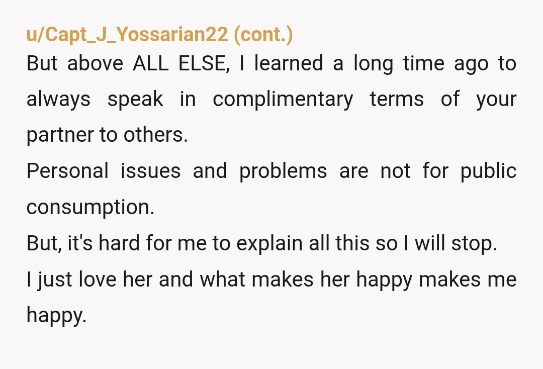 He asked me if I was breaking up with him because oft his, that it was his right, as an American with free spech to do what he's doing, and...