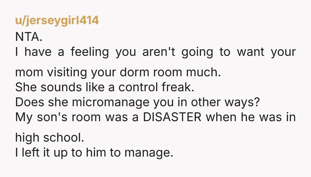 u/SnooPets8873 NTA I feel a lot of sympathy for you because my mom did this exact thing when I was your age and continues to do so now when I...