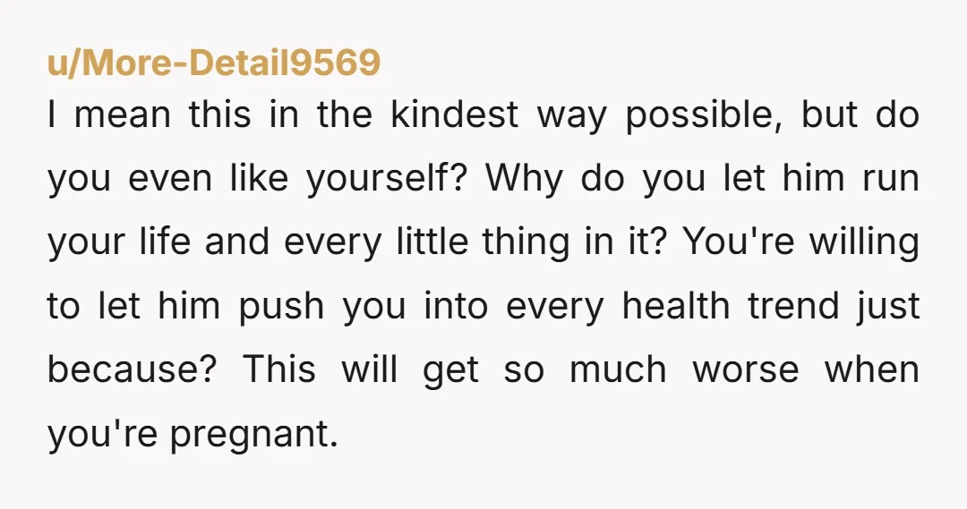 u/czndra67 NTA. He's a controlling and rigid person who's also self righteous. Can you imagine a life with this guy? Always measuring, judging, and you will ALWAYS come up short....