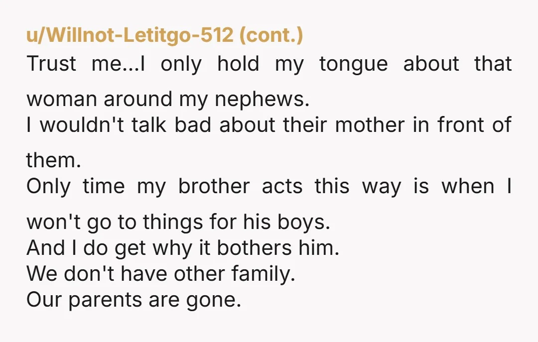 u/Willnot-Letitgo-512 The blame I place on my husband was irrelevant for this post and the situation at hand. I do blame him. I blame him for the affair and so...