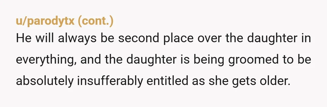u/269funtimes
NTA.  Now you know why the daughter's father and his family aren't involved.  She's batshit crazy.