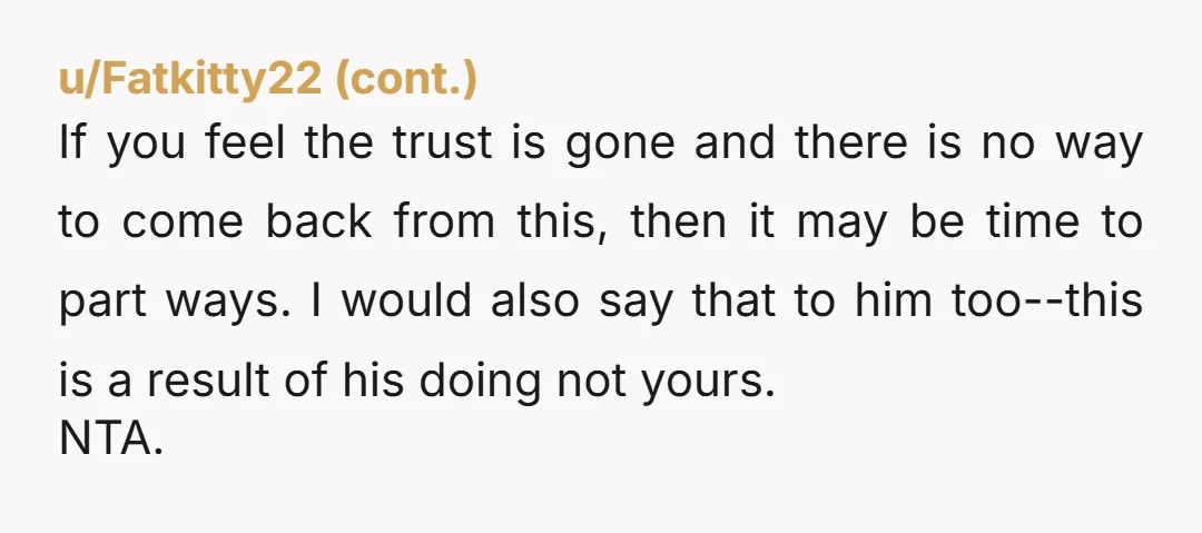 u/Fun_Organization3857 The trust is gone. Rather than admit financial and medical problems he hid them or blamed you. Just get a divorce