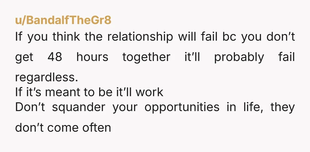 u/OldLadyKickButt You have applied to this job for 4 years. It is rare opportunity. many store managers have weekends off. if you turn this down because of a conflict in...