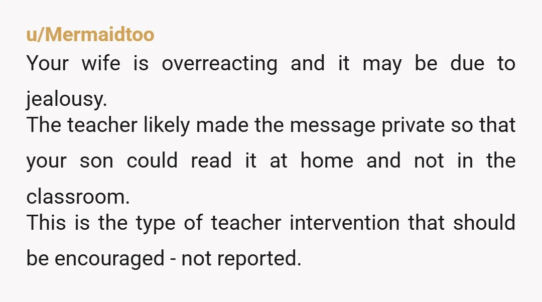 u/t2nazx2 Wow! A child is having a tough time in school and an overworked and underpaid teacher is offering him praise to try to better himself and it gets so...