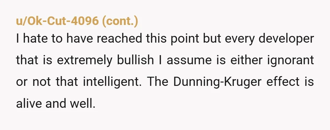 u/UnluckyAssist9416 The person submitting their code in a PR should be responsible for all the code they submit. It should be their responsibility to fully explain their code. If they...