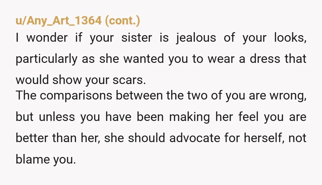 u/Sarissa32 Nta. She literally complained to your mom about the dress when she (edit meaning Mom) was with you and helped pick out the dress! How much can you just...
