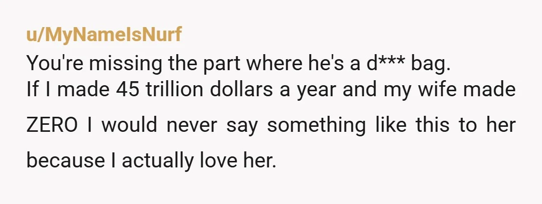 u/justjukie If you plan on getting engaged as you stated below, then the fact that he makes that much should not be an issue but when money is this disparate,...