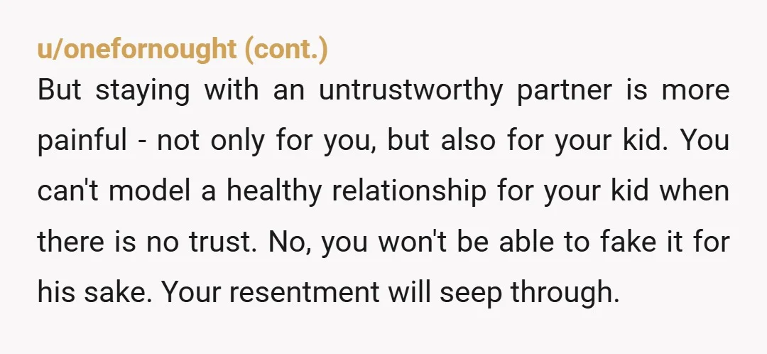 u/iknowshityoudont Gather evidence, use your phone to photograph her screen, go to bed early, fake tiredness whatever, talk to a lawyer tomorrow. Do not confront her yet (it’ll be hard...