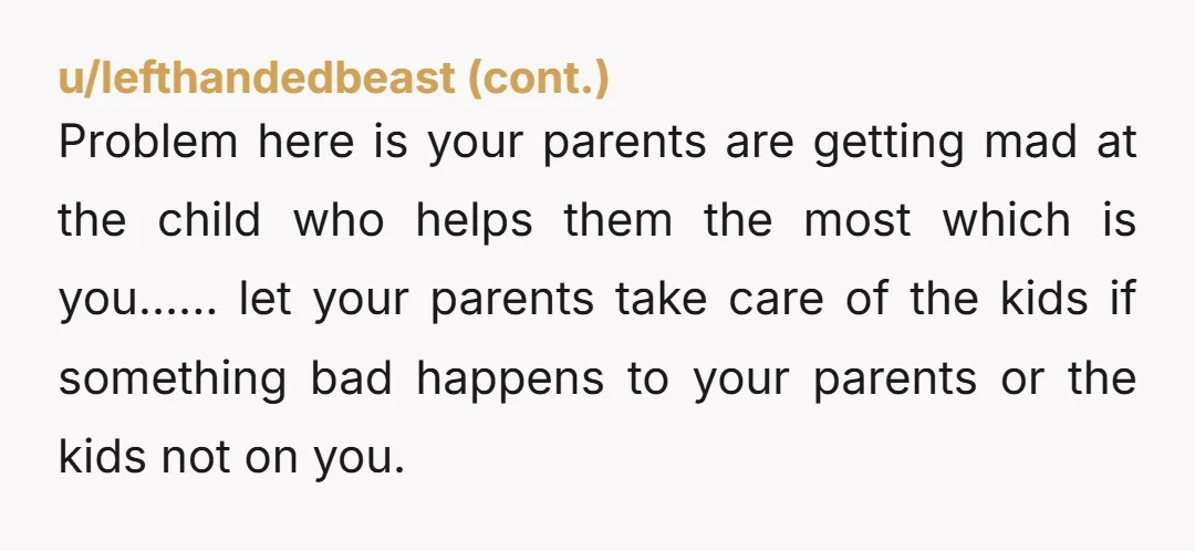 u/Doromclosie Is the 8 year old and 3 year old prepared to call 911, assess signs of stroke and find her correct medication if she has another one? No?   This...
