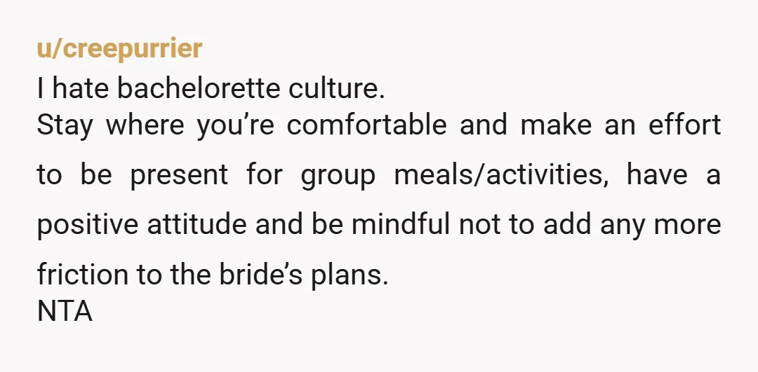 u/teresajs NTA There's absolutely nothing going on while everyone is asleep.  And grown adults don't want to share beds with strangers, sleep on sofas, or sleep on an air mattress...