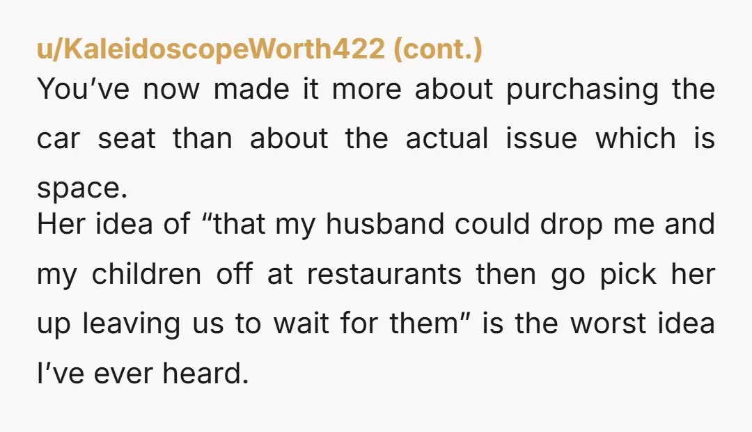 u/nopseudofound Let me get you in in a little secret I very recently discovered : whenever a problem that somehow include in any way shape or form your MIL, let...