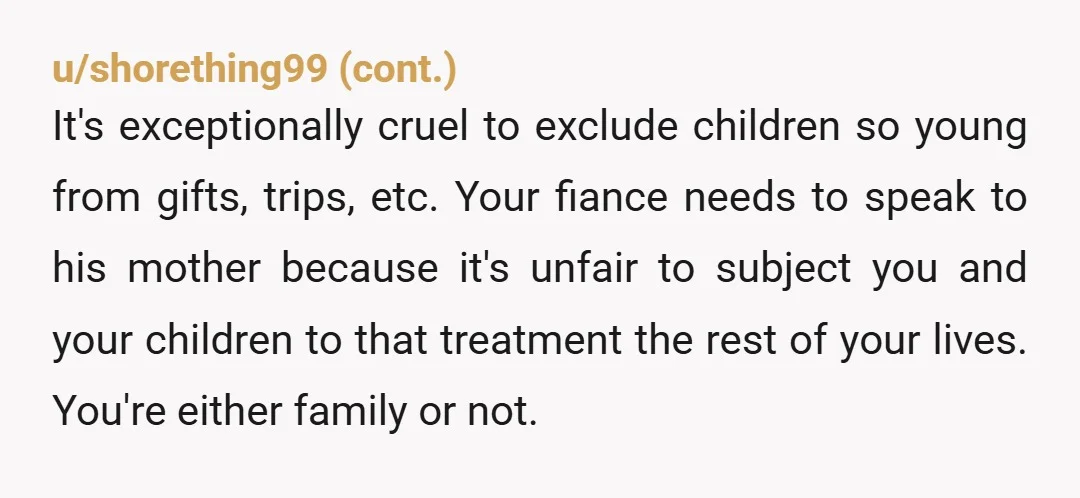 u/Trick_Doughnut_6295 NTA and I strongly suggest going no-contact with your in-laws until there is a promise of better behavior and an apology. What a cruel and entirely unnecessary thing to...