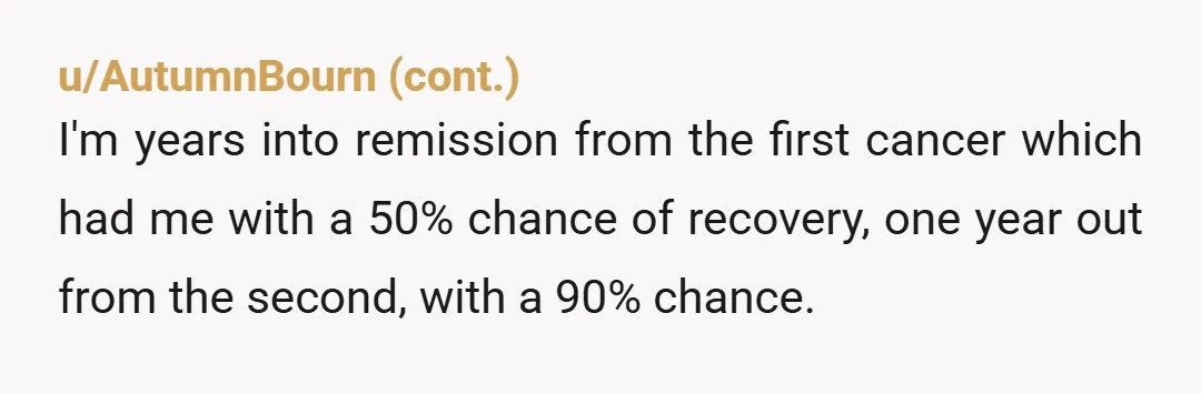 u/Mewtul Tell him your diagnosis and see if he wants to end it. This sparing the pain nonsense usually hurts and harms rather than spares the person. He’s an adult,...