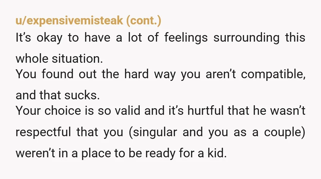 u/Iammine4420 Going forward Please use condoms, they prevent STD’s as well as pregnancy. I’m related to and know/have known Many women that are mothers that used hormonal bc, also you...