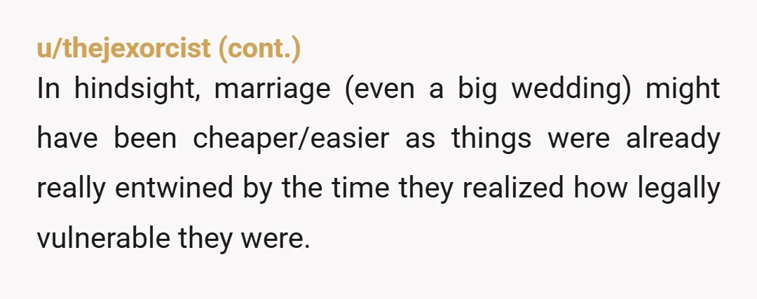 u/refrigerator-number The truth is you know the answer and you've known this whole time. Say it's the paperwork, say it's the ceremony. No problem, the both of you can skip...