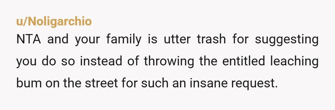 u/Defiant_Let_268 NTA, although I feel there's more to the story. Where's dad? Why is this guest allowed to stay indefinitely? How old is OP, and how old is the guest?...