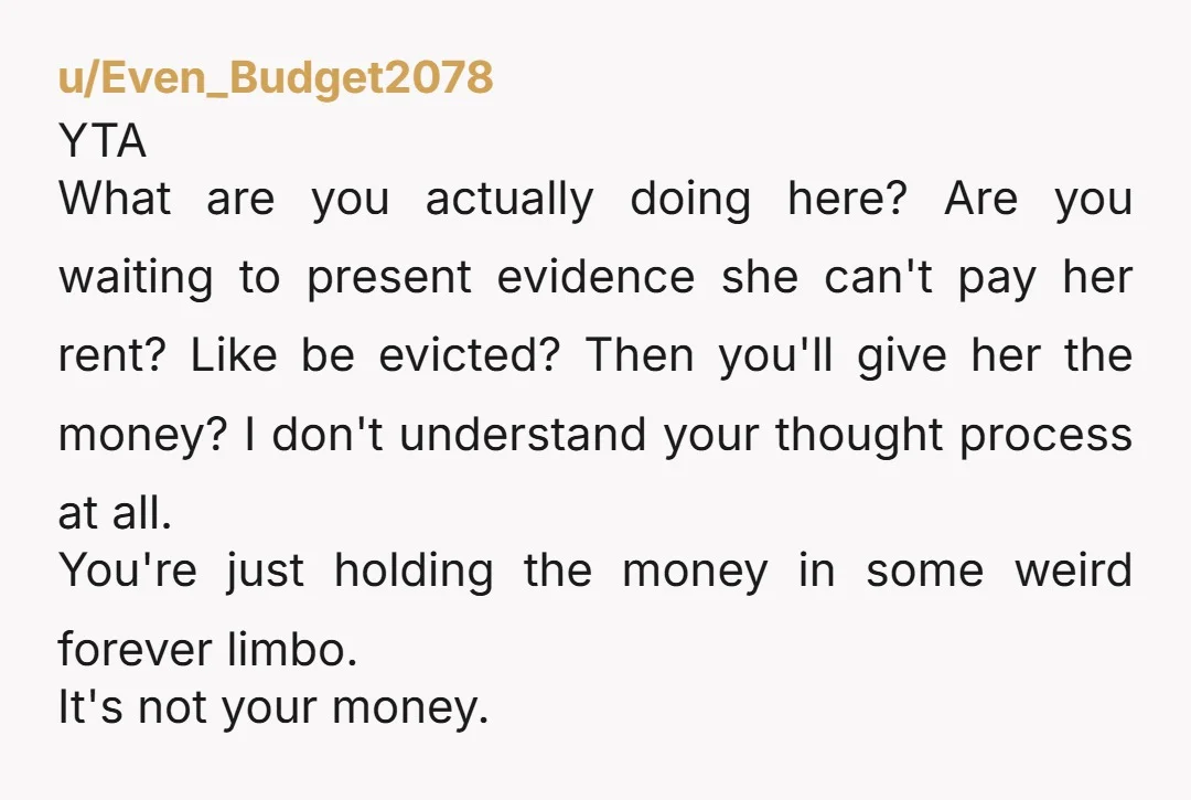 u/rockology_adam Unfortunately, one of the things about being charitable is that you're going to FEEL scammed sometimes. YTA for keeping this money from the person you collected it for. In...