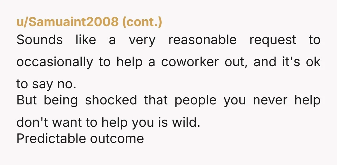 u/PomegranateZanzibar Dana doesn’t understand how community works. She’s learning the hard way.