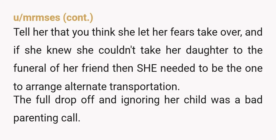 u/MountainWeddingTog NTA- Your wife is scared of ghosts? So scared she just refused to do something this important for your daughter? Seriously? It sounds like she needs therapy. Yes, your...