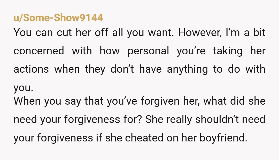 u/Thin_Cookie6421 You don't have to be friends with anyone you don't want to be friends with. If she knows that you're uncomfortable with her doing these things and then TELLING...