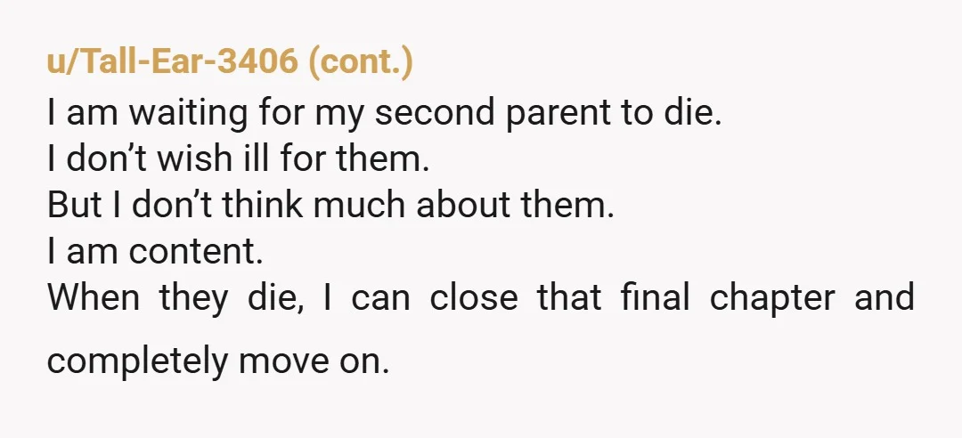 u/catslikepets143 You’ve already grieved for the father you should have had. For years you have grieved. That’s why you don’t feel much. This stranger who doesn’t love you & just...