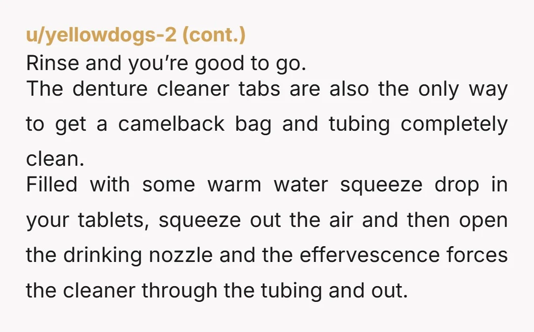 u/Curious-Mongoose-180 Every few days? This sub makes me think I have OCD bc what do you mean you’re toting your bottle all over creation and not washing it DAILY. Of...