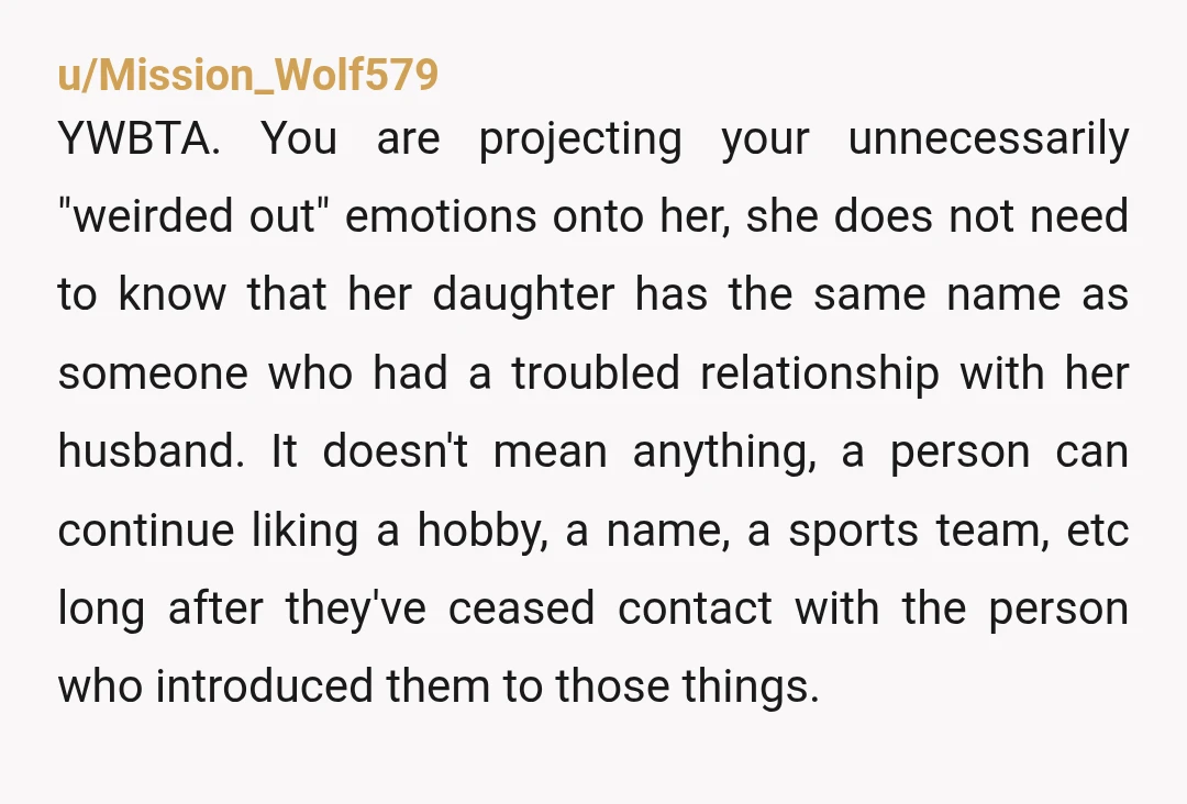 u/Villain-in-Training
NTA.
Are you sure you really met her by chance? She is sharing a lot of personal information with you.
Maybe she already knows who you are.