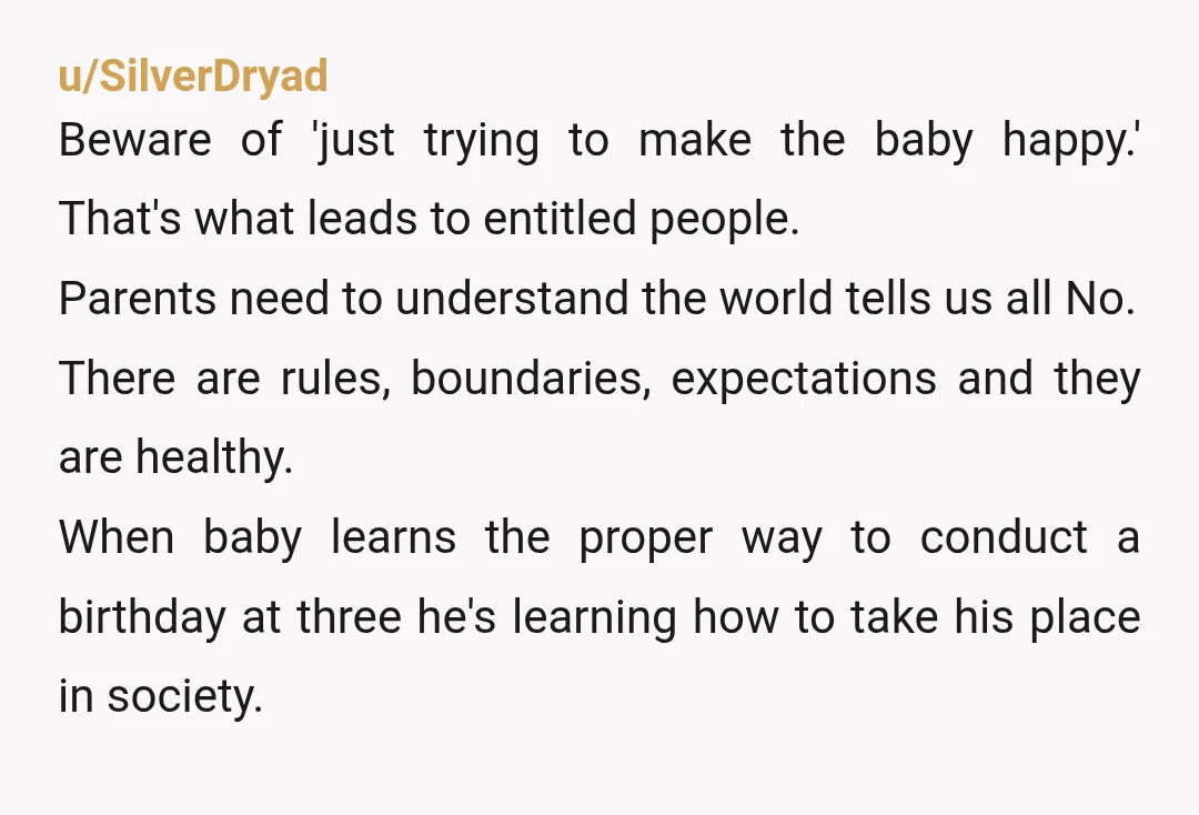 u/Cntbelieveitsnotbutt NTA. 3 is old enough to learn that lesson, and 35 is shockingly late for the same lesson. Just for specifics, is your husband the father of both your...