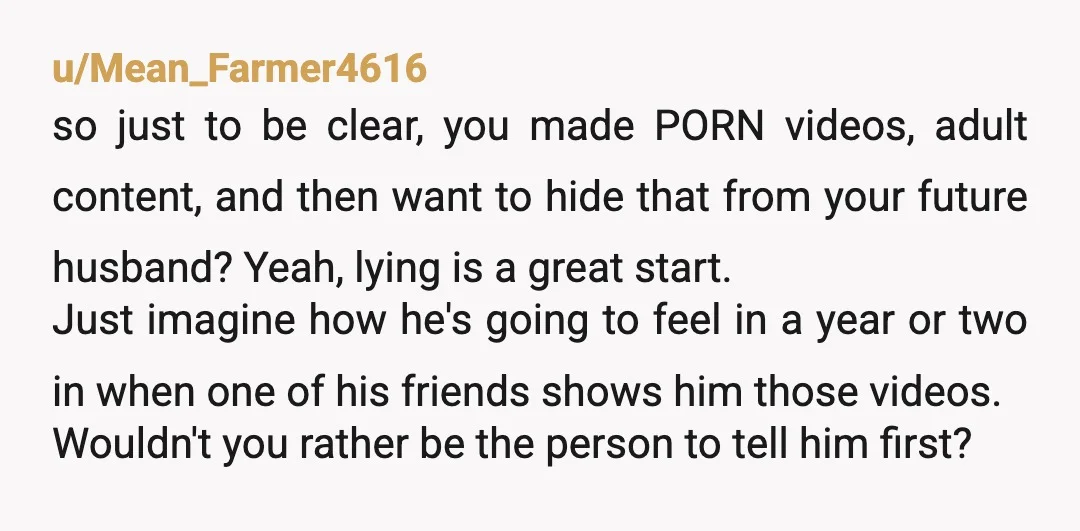 u/Mis73 You only known him a year and are marrying himYou never spoke of your pasts until you got engagedYou are getting married a month after getting engagedYou didn't think...