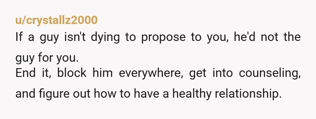 u/Finding-my-way176
This guy continues giving excuses for breaking your boundaries.
It’s time to hold your own OP.
He’s acting like starting the next chapter with you is a chore.