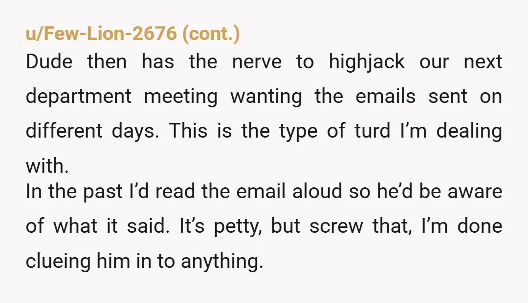 u/Dragonfly_Peace
It’s not the quietly efficient ones who get recognized, it’s the vocal ones.
Who often do very little, but they’re vocal.