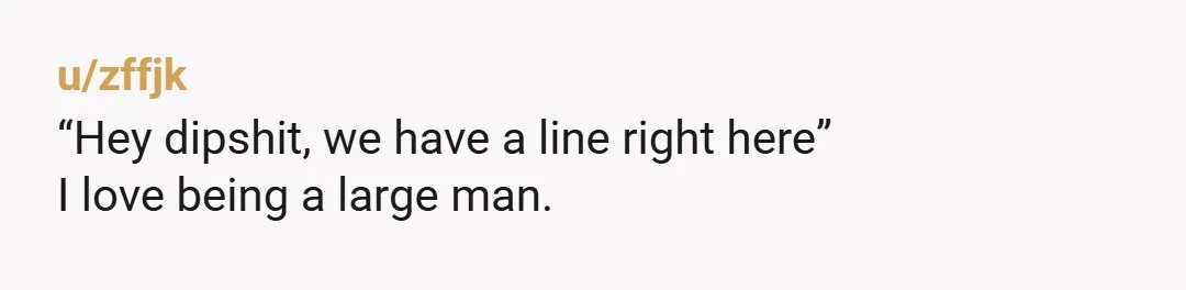 u/shoppingnthings1
Great move! A cafe allowing someone to consistently jump the line would make me not go there anymore.