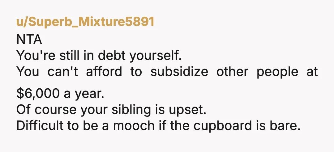 u/TararaBoomDA Here are a few aphorisms for your parents to mull over. What goes around comes around.You reap what you sow.For they have sown the wind, and they shall reap...
