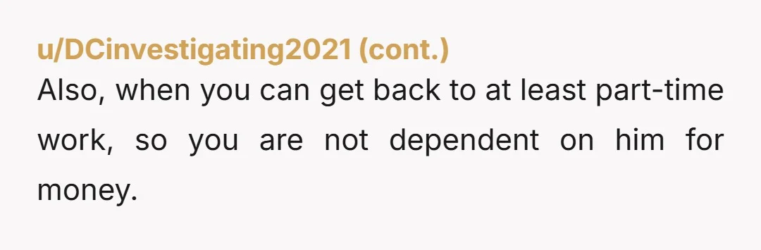 u/Ill_Dragonfly_6673 So he threatened divorce because you are wanting to spend time with your daughter? That tells you all you need to know about your marriage. You beat cancer! So...