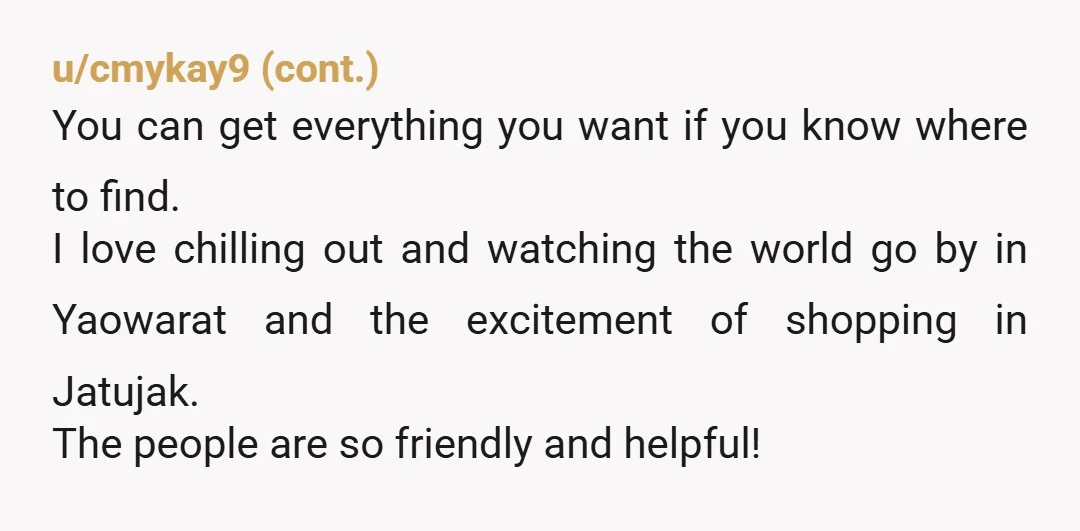 u/Icy-Fact8432 I mean everything mentioned is great but in my case I went back mainly for the women. Dating is fine in my country but I like Asian girls and...