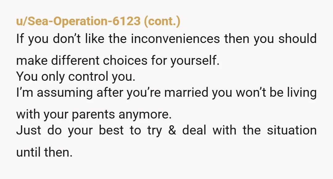 u/AwkwardDuckling87 YTA. It doesn't really matter if any of us consider the request reasonable, or agree with your dad's sleep habits. You are presumably an able minded and able bodied...