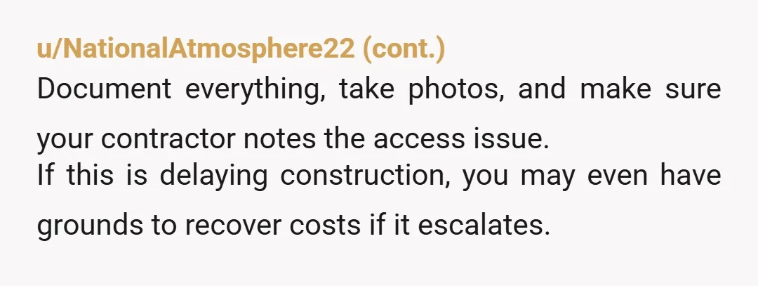 u/Wonderful_You9410
The house is your property, they should have a fence post on their property line not your house
